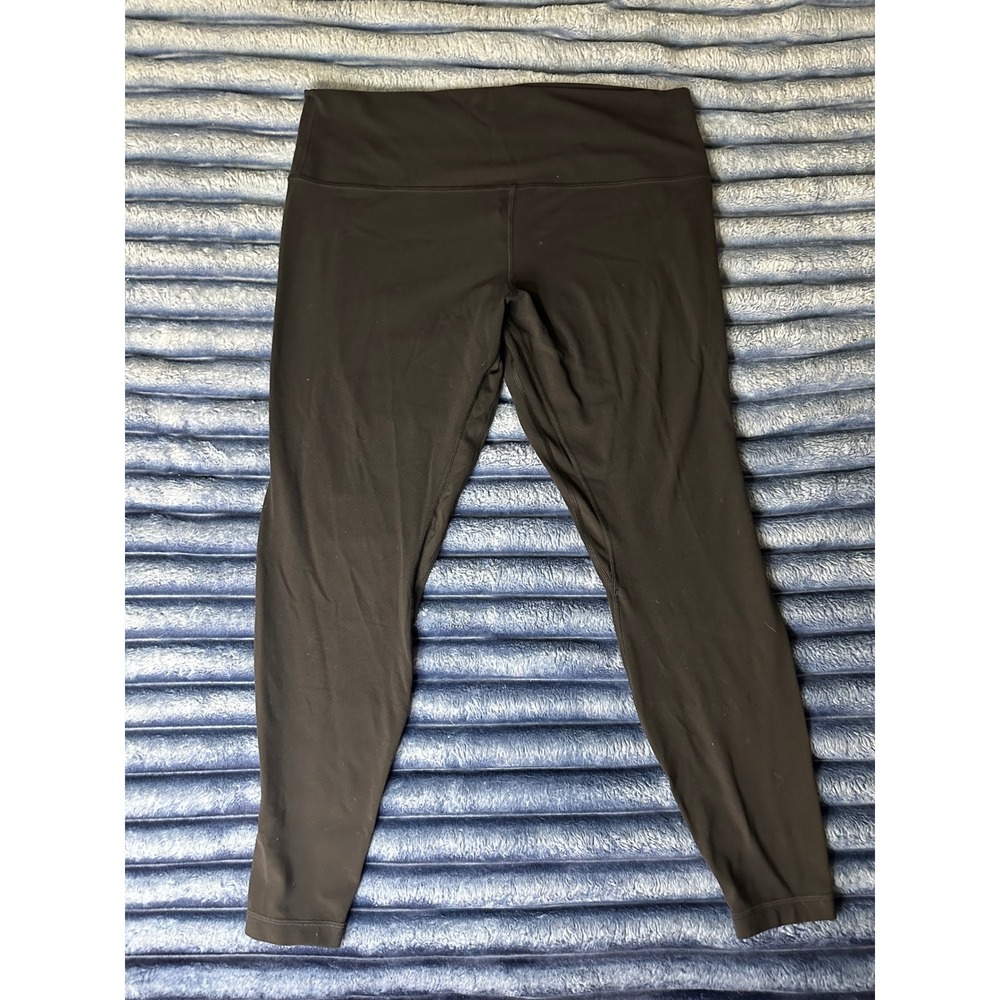 Lululemon Align Black High Rise Leggings Size 18 x 28" Activewear Yoga pants